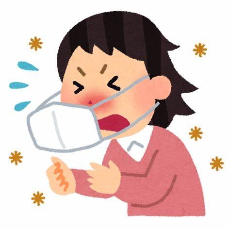 イラスト:くしゃみ・鼻水